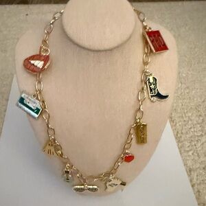 Taylor Swift theme Charming Gold Charm Necklace